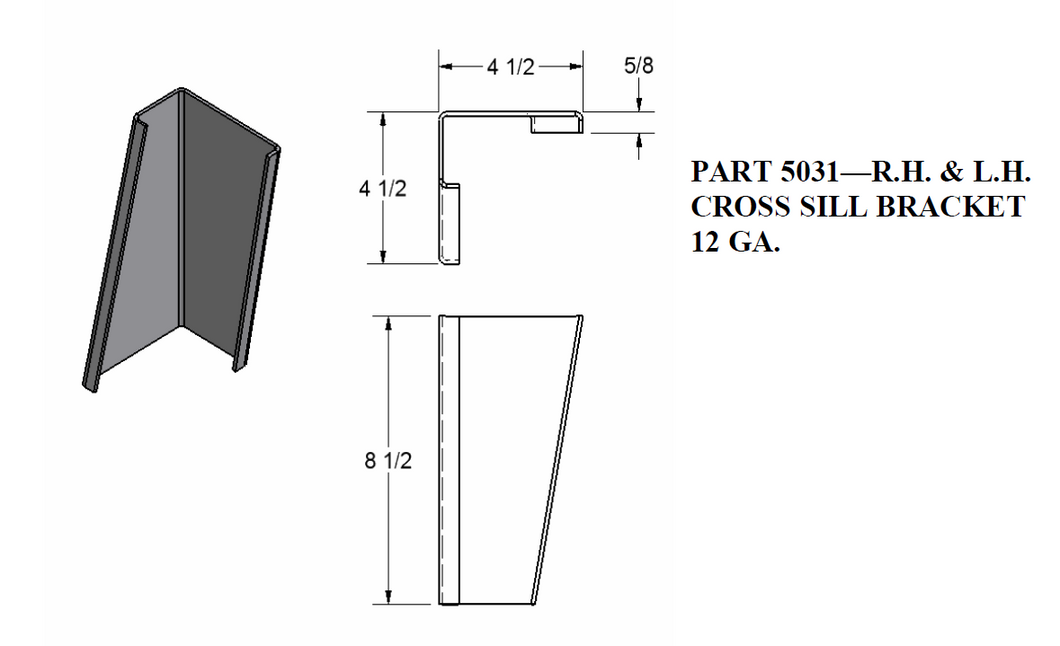 Cross Sill Bracket