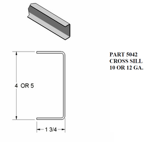 1 3/4" Cross Sill - C-Channel