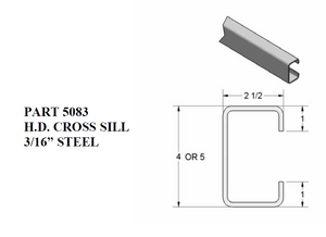 Heavy Duty Cross Sill w/ Return Legs