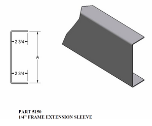 Frame Extension Sleve
