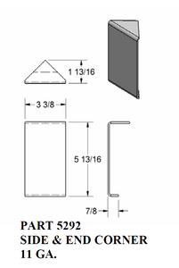 5 13/16" Side and End Corner