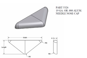 6" RA Needle Nose Cap