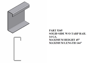 Solid Side W/O Tarp Rail