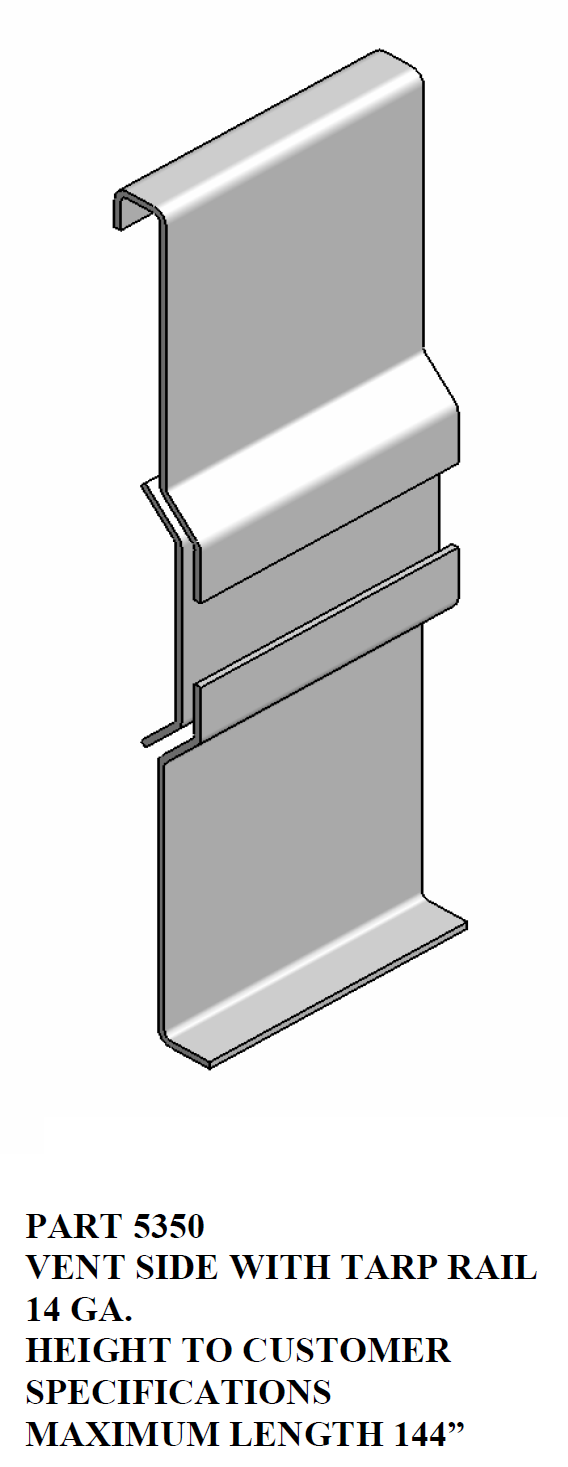 Vent Side w/ Tarp Rail