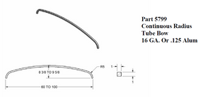 5"Ra - Continuous Radius Tube Bow