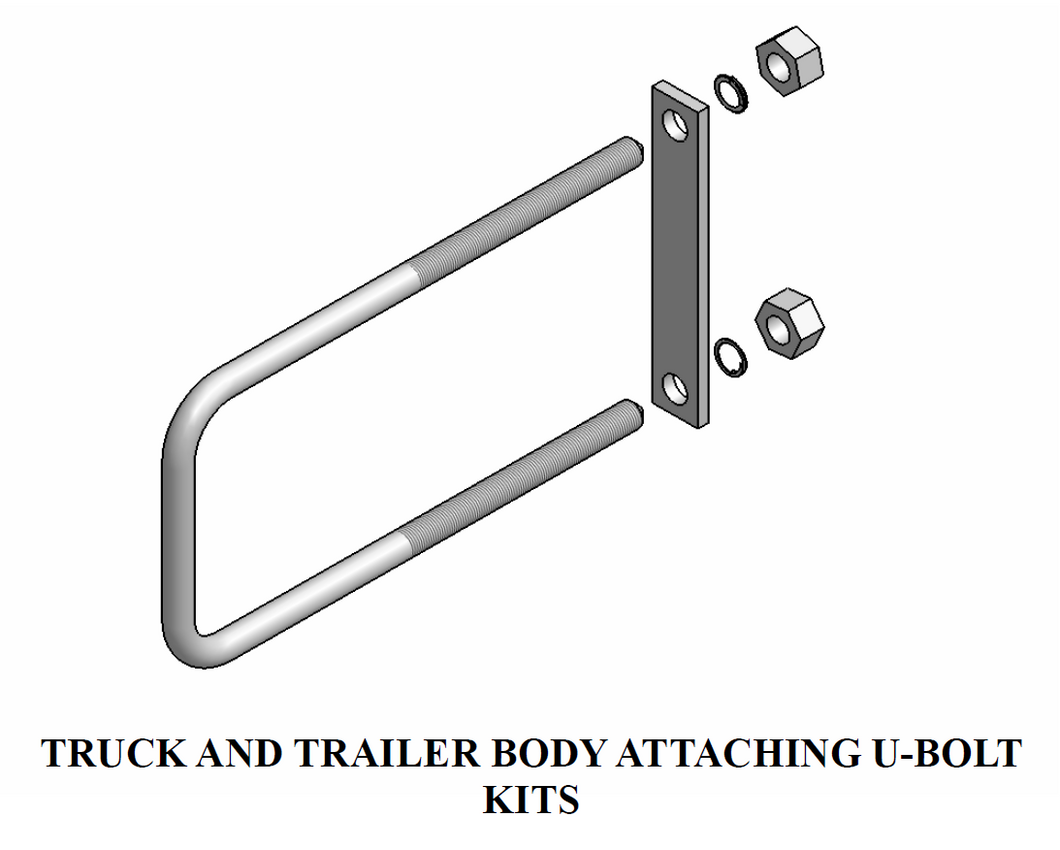 Truck and Trailer Body Attaching U-Bolt Kits