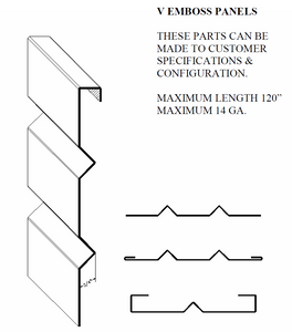 V Emboss Panels